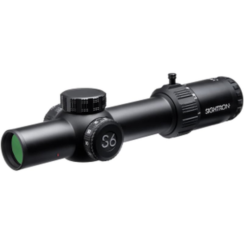 Sightron S6 Rifle Scope 1-6x 24mm Illuminated LRT Reticle Matte Black - Open Box
