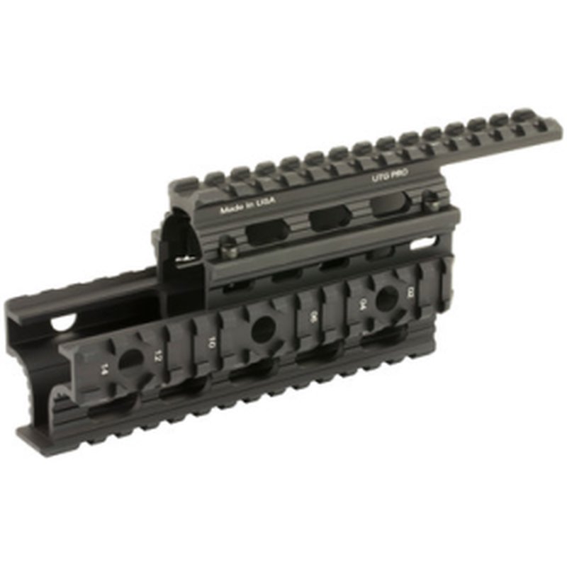 UTG Pro AK-47 Quad Rail Handguard (Mil-Spec Picatinny) Black