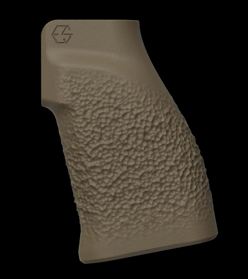 Edgar Sherman Design Pebble Grip Coarse FDE AR-15/AR-10 Pistol Grip (ESD-PEB-C-FDE)