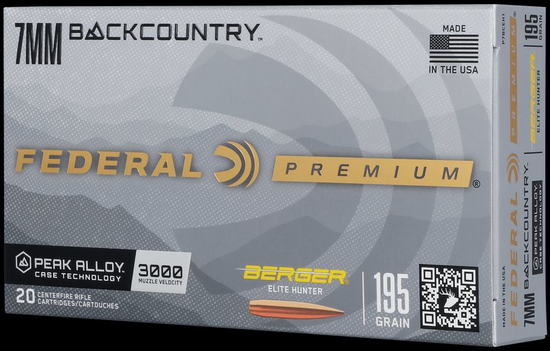 Federal 7mm BackCountry Terminal Ascent Bonded 195 Grain Ammo