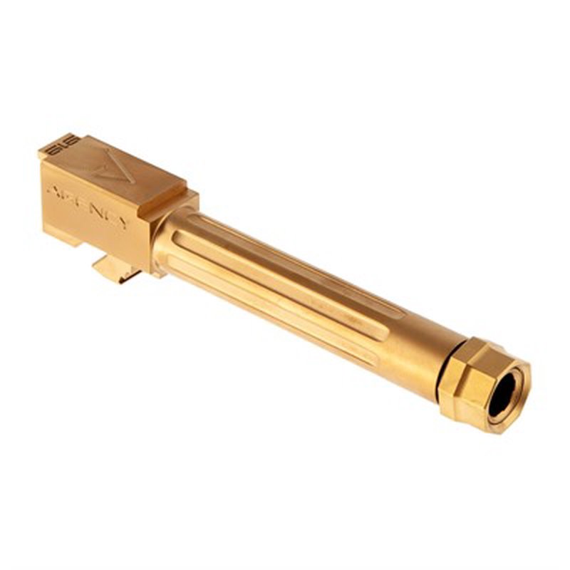 Agency Arms Gen 5 G19 Threaded Mid-Line Barrel 9mm 4.02" Gold Tin PVD