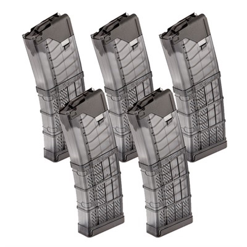 Advanced Warfighter Magazines L5awm 30-Round AR-15 Magazine Polymer Smoke
