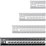 YANKEE HILL MACHINE COMPANY KR7 KEYMOD HANDGUARD 12.6` ALU