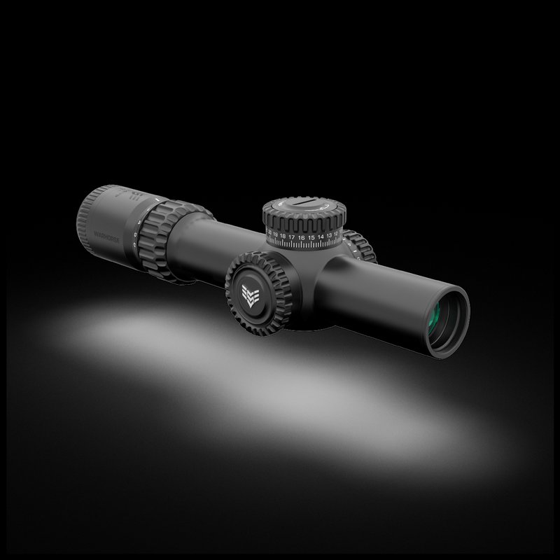 Swampfox Warhorse 1-6x24 FFP LPVO Dragoon MIL Riflescope 34mm 23.37 oz