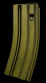 C Products Defense Inc DURAMAG USGI Aluminum Magazine 10/30rd 5.56/300 Blackout OD Green