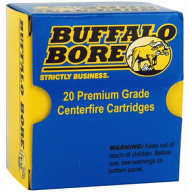 Buffalo Bore 27E/20 .380 ACP 100gr HCFN Standard Pressure pistol ammo (20 bx/12 cs)