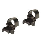 Weaver Top Mount Weaver Extended 1" Scope Rings Gloss Black High