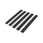 Bravo Company MCMR MLOK Compatible 5.5" Rail Panel Kit 5/Pack, Black