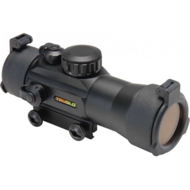TruGlo TG-8030B2 Traditional Matte Black 2x42mm 39mm Tube 2.5 MOA Red Dot Reticle
