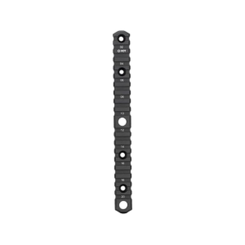 MDT M-LOK 19-Slot Picatinny Rail Section (Aluminum, Black)