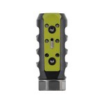 MDT Comp 4 Port Muzzle Brake 6.5mm 5/8"-24 Thread Steel Nitride Green