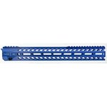 Strike Strike Rail AR-15 Handguard 15.50in Blue Aluminum M-LOK