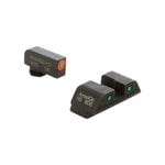 AmeriGlo Trooper Tritium Sight Set Glock Gen 5 Green/Orange Front Black Rear