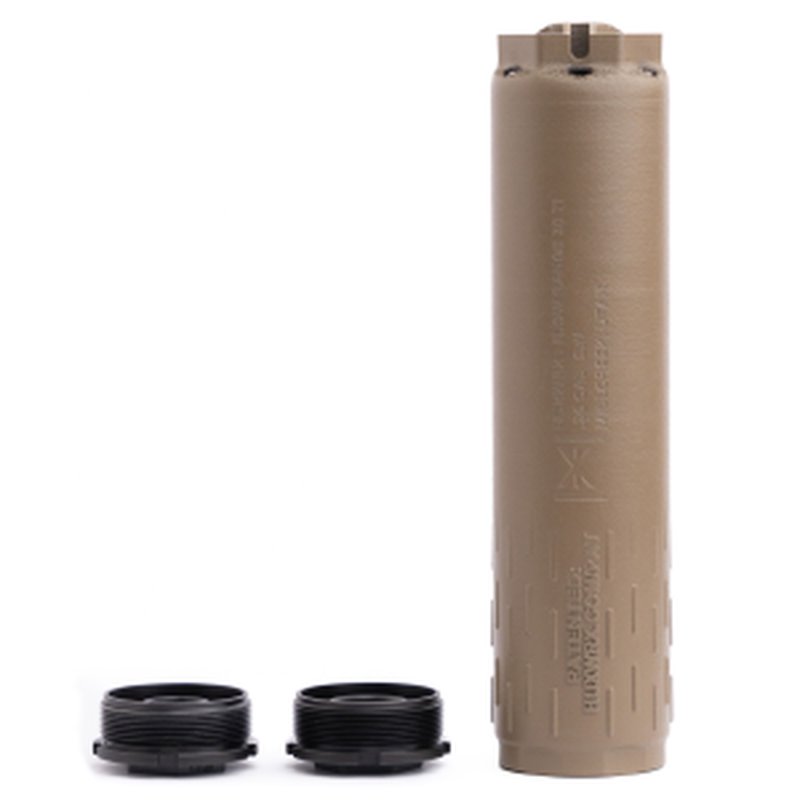 HUXWRX Flow Range 36 Ti Suppressor 1/2x28 & 5/8x24 Direct Threads