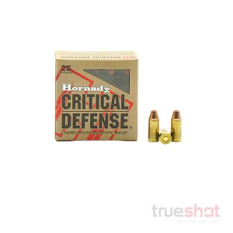 Hornady Critical Defense 32 Auto 60 Grain FTX Self-Defense Ammunition