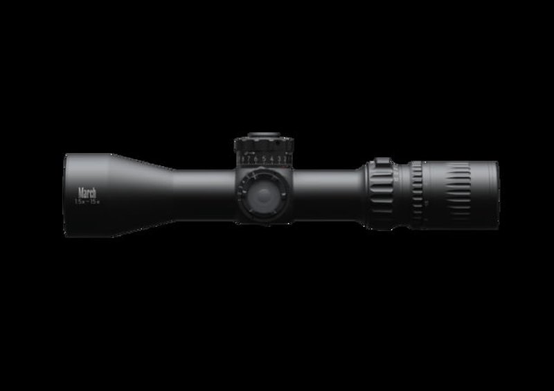 March Scopes 1.5-15x42mm Rifle Scope 30mm Tube SFP