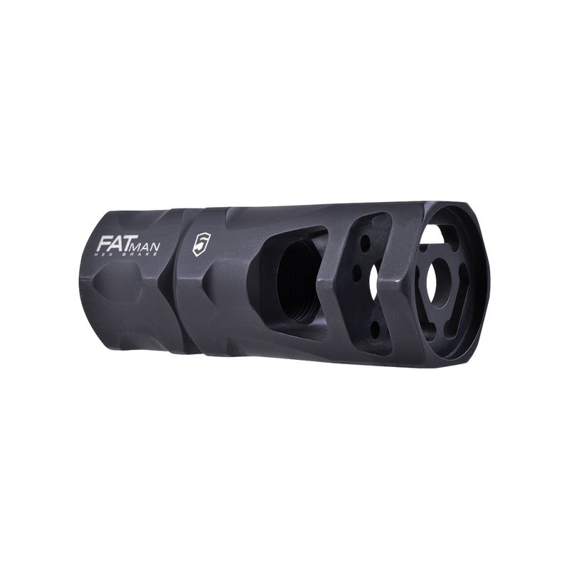 Phase 5 FATman Hex Brake 1/2"-28 tpi for AR-15, Black