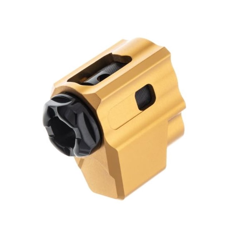 Tyrant CNC T-Comp Glock 43/43x/48 Compensator 9mm 1/2x28 Gold/Black