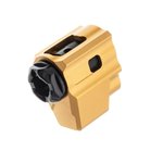 Tyrant CNC T-Comp Glock 43/43x/48 Compensator 9mm 1/2x28 Gold/Black