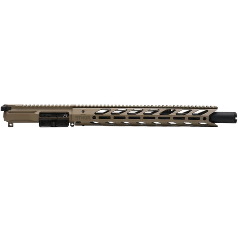STNGR AR-15 5.56 NATO Complete Upper 14.5in w/15in M-LOK HWKXL Handguard FDE