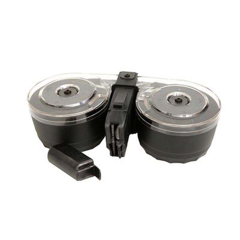 KCI AK-74 95-Round Drum Magazine 5.45x39mm Polymer Black