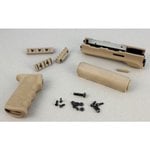 Hogue AK-47/AK-74 Longer Yugo OM Grip and Forend Kit, FDE (74318)