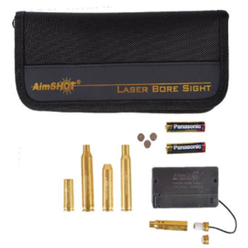 Aimshot Modular Rifle Boresighter Kit 243/308Win 7.62x54 Red Laser