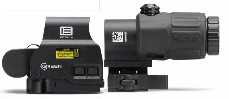 EOTECH Holographic Weapon Sight EXPS2 Green with G33 Magnifier STS Mount Bundle