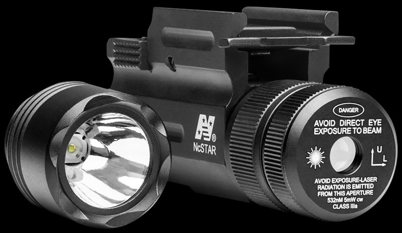 NcSTAR Tactical Green Laser/Flashlight Combo with Weaver Mount