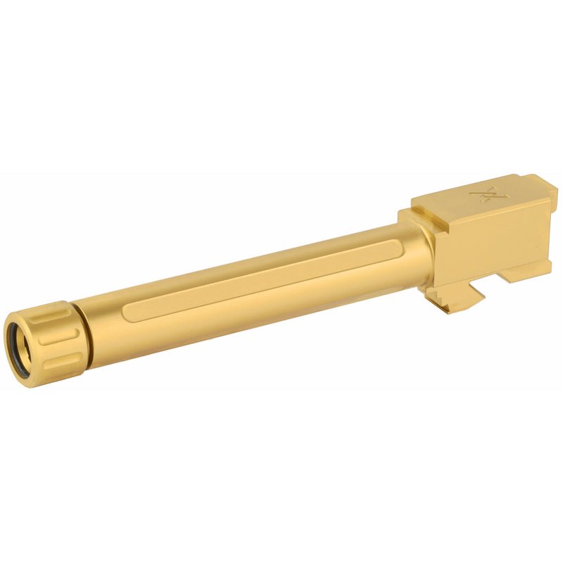True Precision Glock 17 9mm Threaded Barrel TiN Gold 1/2x28 TP-G17B-XTG