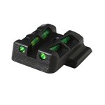 HiViz Glock LiteWave Rear Sight for 9mm, .40 S&W, .357 SIG Pistols GLLW15