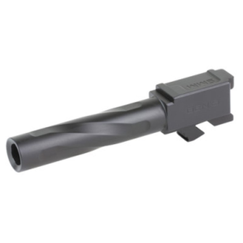 Zaffiri Precision G19 Gen 5 Flush Crown Barrel 9mm Black Nitride
