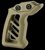Timber Creek Enforcer KeyMod Vertical Foregrip Billet Aluminum Flat Dark Earth EVFGFDE