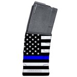 Mission First Tactical 223/5.56mm 30-Round AR-15 Magazine with Blue Line American Flag Finish