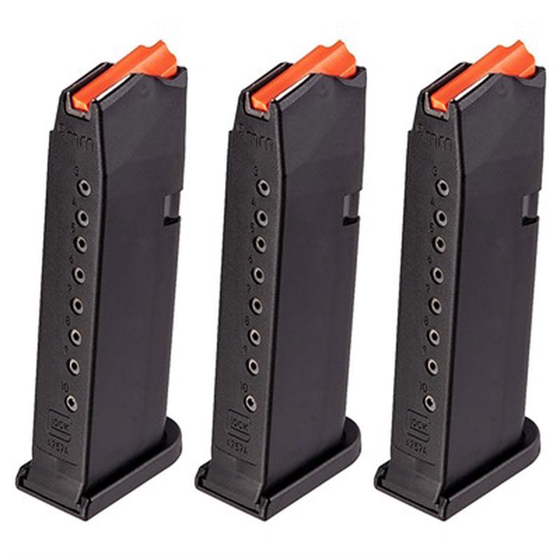 GLOCK 9mm Luger Magazine for Glock 43X & 48, 10rd Polymer Black