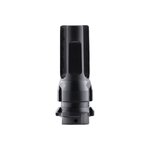 Dead Air DA306 KeyMo Flash Hider Black Nitride 4140 HT Alloy Steel 1/2"-28 Threads 2.70" OAL 22 Cal
