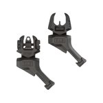 FAB Defense Deployable Front and Rear Sight AR-15 Left Handed Black