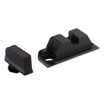 Ameriglo Black Serrated .240\" Front Sight, Flat Black Rear Sight For Glock Gen 5 and 6 9mm/.40, A-Cut/COA, Standard Width AC-429