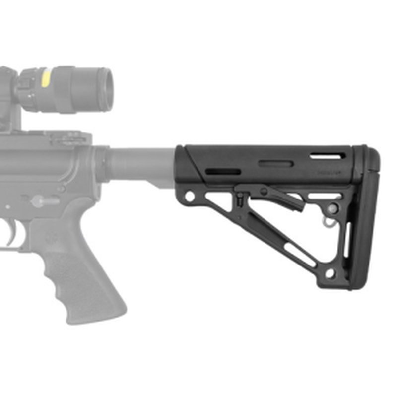 Hogue 15040 AR-15/M16 OverMolded Collapsible Stock Mil-Spec Buffer Tube