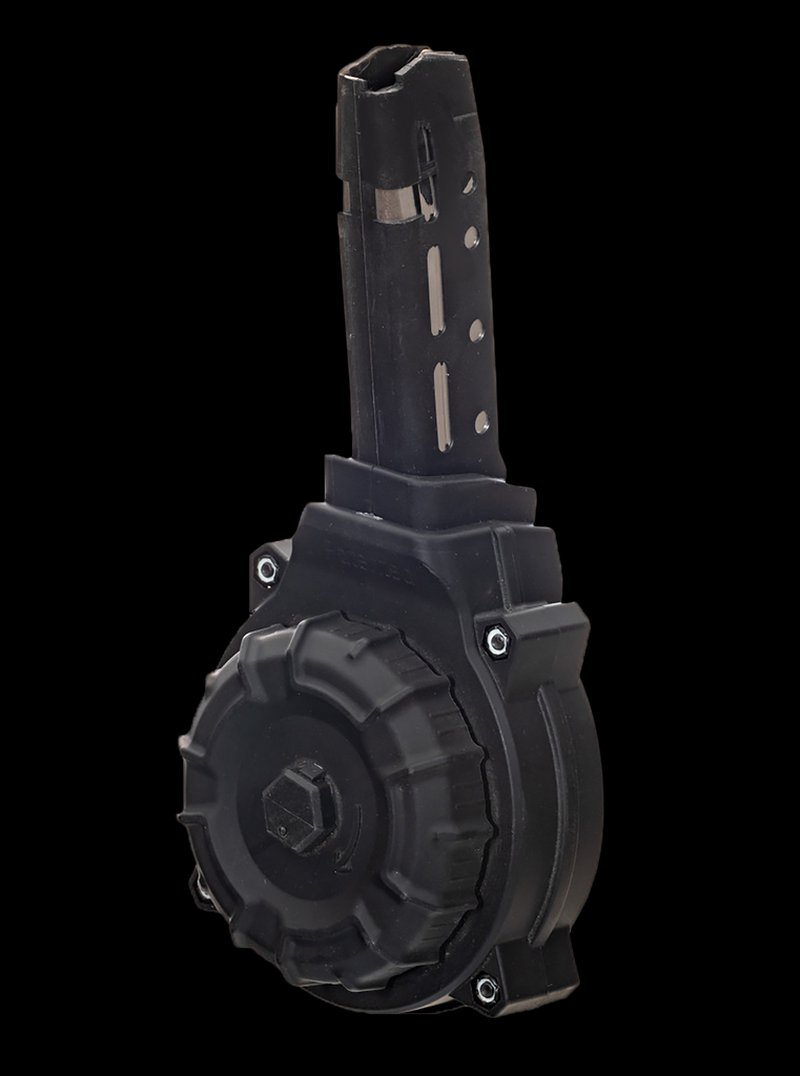 ProMag DRMA69 50-Round Drum Magazine Glock 20 10mm Polymer Black