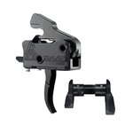 Rise Armament RAVE 140 3.5 lb Curved Super Sporting Trigger Single-Stage Drop-In, Black