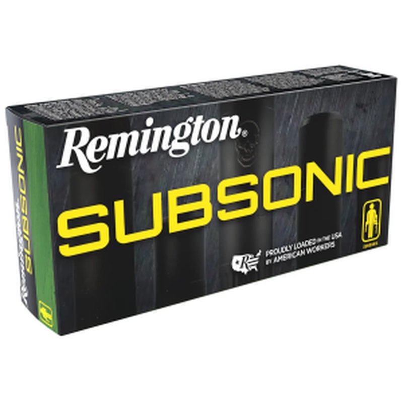 Remington 27745 Subsonic Rifle Ammunition 250gr BHP SS