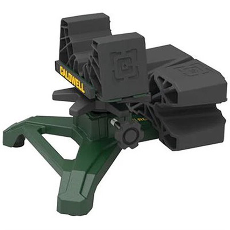 Caldwell Rock JR 2 Shooting Rest with Rear Rest, Steel Base, Green