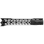 F1 Firearms X7M AR-15 Contoured 13in Free-Float Handguard, Black M-LOK