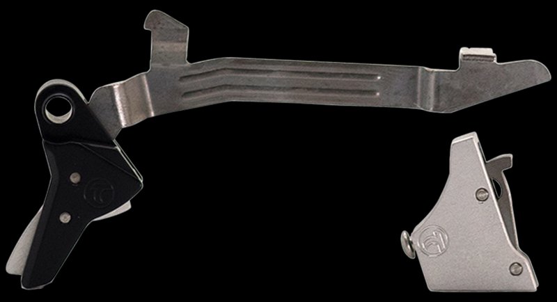 Timney Triggers Alpha Competition Glock Gen3-4 Trigger Silver Straight Shoe