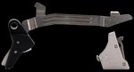 Timney Triggers Alpha Competition Glock Gen3-4 Trigger Silver Straight Shoe