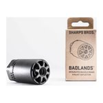 Sharps Bros BAD02 Badlands 17-4 Stainless Steel with 5/8"-24 tpi Threads 3"L 1.50"D for Multi-Caliber (.223-.354) Full-Auto Rated