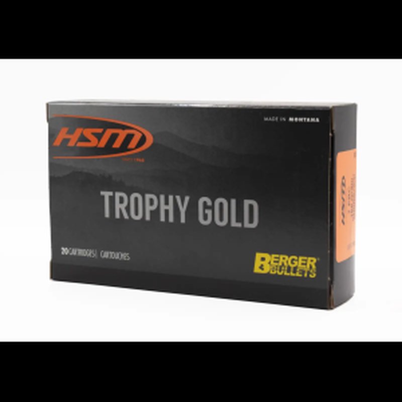 HSM 7MM PRC 168GR BERGEER MATCH HUNTING VLD Rifle Ammunition