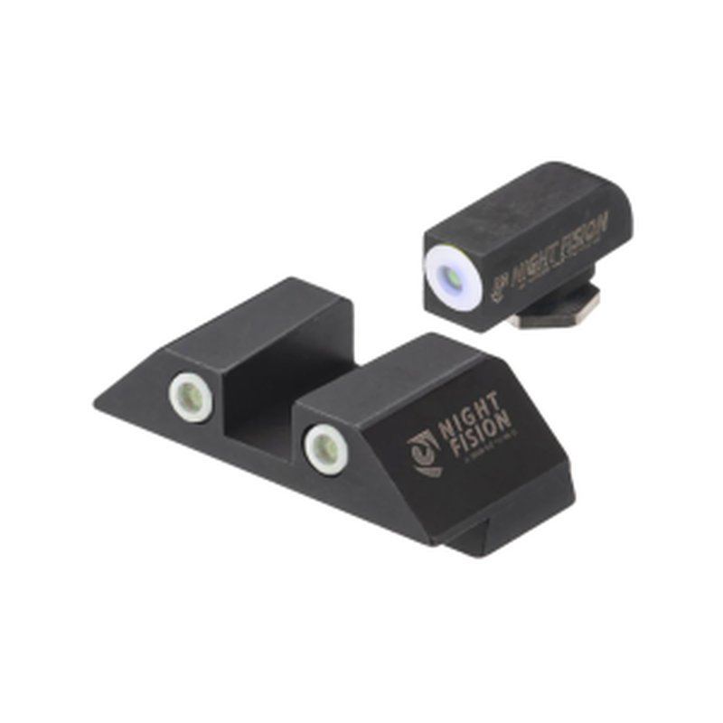 Night Fision Perfect Dot Glock Night Sight Set GLK-003-003-WGWG