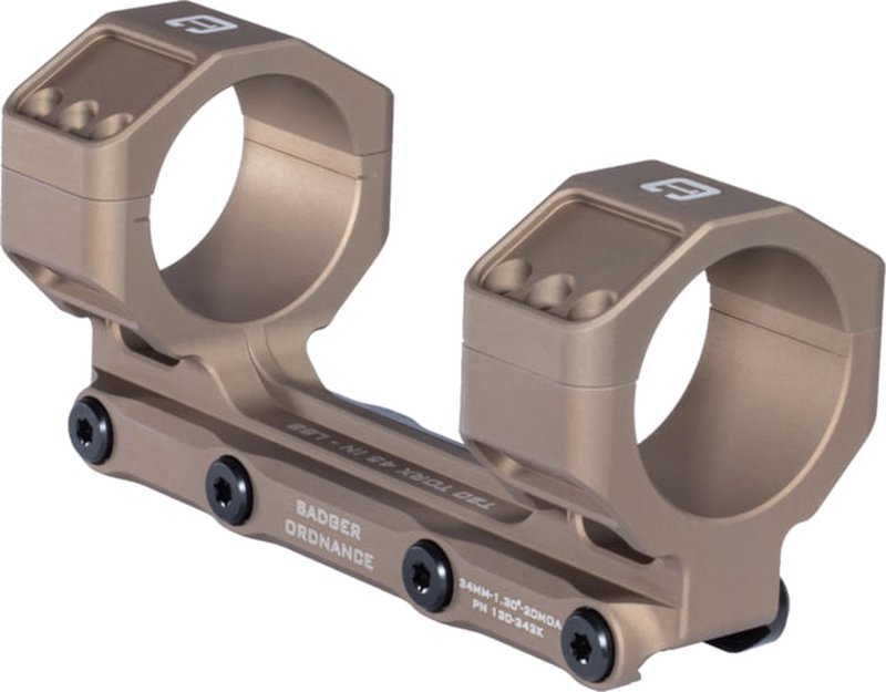 Badger Ordnance Condition One MAX 34mm 20 MOA Cant Tan Scope Mount